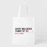hairy bollocks fanny st  Reusable Bag Reusable Grocery Bags