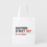 Shepooo Street  Reusable Bag Reusable Grocery Bags