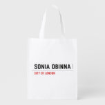SONIA OBINNA  Reusable Bag Reusable Grocery Bags