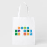 HABIA 
 UNA VEZ
 UN ATOMO  Reusable Bag Reusable Grocery Bags
