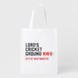 LORD'S CRICKET GROUND  Reusable Bag Reusable Grocery Bags