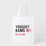 Youssef Bams  Reusable Bag Reusable Grocery Bags