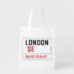 LONDON   Reusable Bag Reusable Grocery Bags