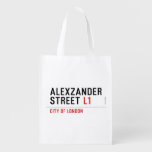 alexzander Street  Reusable Bag Reusable Grocery Bags
