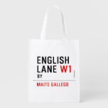 English Lane  Reusable Bag Reusable Grocery Bags