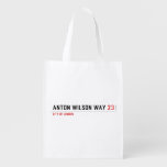Anton Wilson Way  Reusable Bag Reusable Grocery Bags