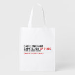 CALLE EMILIANO  ZAPATA 204  Reusable Bag Reusable Grocery Bags