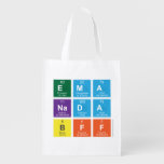 ema
 nada
 bff  Reusable Bag Reusable Grocery Bags