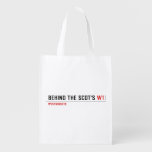 Behind the scot's  Reusable Bag Reusable Grocery Bags
