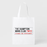 the Hampton  MWB Club  Reusable Bag Reusable Grocery Bags