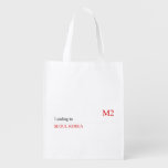 I LOVE MONiCA.SY  Reusable Bag Reusable Grocery Bags