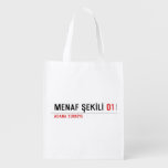 menaf Şekİlİ  Reusable Bag Reusable Grocery Bags