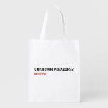 unKNOWN PLEASURES  Reusable Bag Reusable Grocery Bags