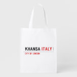 khansa  Reusable Bag Reusable Grocery Bags