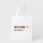 Welkom  Reusable Bag Reusable Grocery Bags