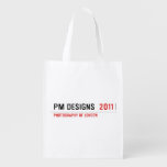 PM Designs   Reusable Bag Reusable Grocery Bags