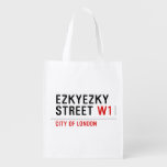 ezkyezky Street  Reusable Bag Reusable Grocery Bags