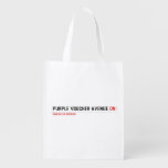 purple voucher avenue  Reusable Bag Reusable Grocery Bags