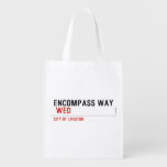 ENCOMPASS WAY   Reusable Bag Reusable Grocery Bags