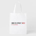 Emilys Street  Reusable Bag Reusable Grocery Bags
