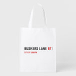 BUSKERS LANE  Reusable Bag Reusable Grocery Bags