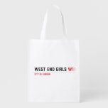 WEST END GIRLS  Reusable Bag Reusable Grocery Bags