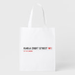 Karla Croft Street  Reusable Bag Reusable Grocery Bags
