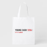 YOUNG CASH  Reusable Bag Reusable Grocery Bags