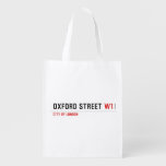 Oxford Street  Reusable Bag Reusable Grocery Bags