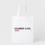 SYCAMORE CLASS   Reusable Bag Reusable Grocery Bags