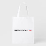 Conservative Way  Reusable Bag Reusable Grocery Bags
