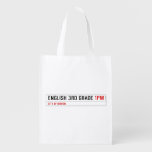 English 3rd grade  Reusable Bag Reusable Grocery Bags