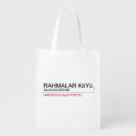 Rahmalar Köyü  Reusable Bag Reusable Grocery Bags