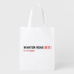 Wanton Road  Reusable Bag Reusable Grocery Bags