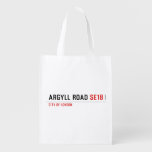 Argyll Road  Reusable Bag Reusable Grocery Bags