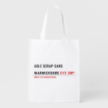 ABLE SCRAP CARS  WARWICKSHIRE  Reusable Bag Reusable Grocery Bags