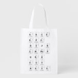 abc|d
 efg
 hijk
 lm|nop
 qrs
 tuv
 wxyz  Reusable Bag Reusable Grocery Bags