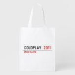 COLDPLAY   Reusable Bag Reusable Grocery Bags