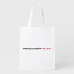 Dikat Et BurasI DemİrkapI  Reusable Bag Reusable Grocery Bags