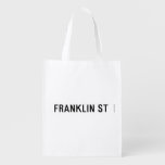 Franklin St  Reusable Bag Reusable Grocery Bags