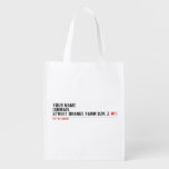 Your Name ishmael Street orange farm dzk 3  Reusable Bag Reusable Grocery Bags