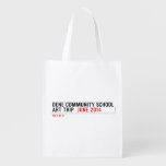 Dene community school art trip   Reusable Bag Reusable Grocery Bags
