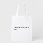 Lovelurveluv  Reusable Bag Reusable Grocery Bags