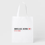 MWELASE. NZIMA  Reusable Bag Reusable Grocery Bags