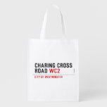 Charing Cross Road  Reusable Bag Reusable Grocery Bags
