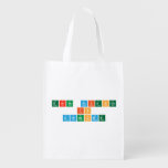 Earth Science 
 is 
 Awesome  Reusable Bag Reusable Grocery Bags