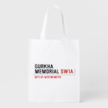 gurkha memorial  Reusable Bag Reusable Grocery Bags