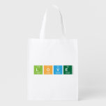 love  Reusable Bag Reusable Grocery Bags