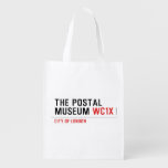 the postal museum  Reusable Bag Reusable Grocery Bags