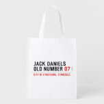 Jack Daniels Old Number  Reusable Bag Reusable Grocery Bags